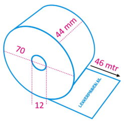 Houtvrijerollen 44x70x12 p/50-32